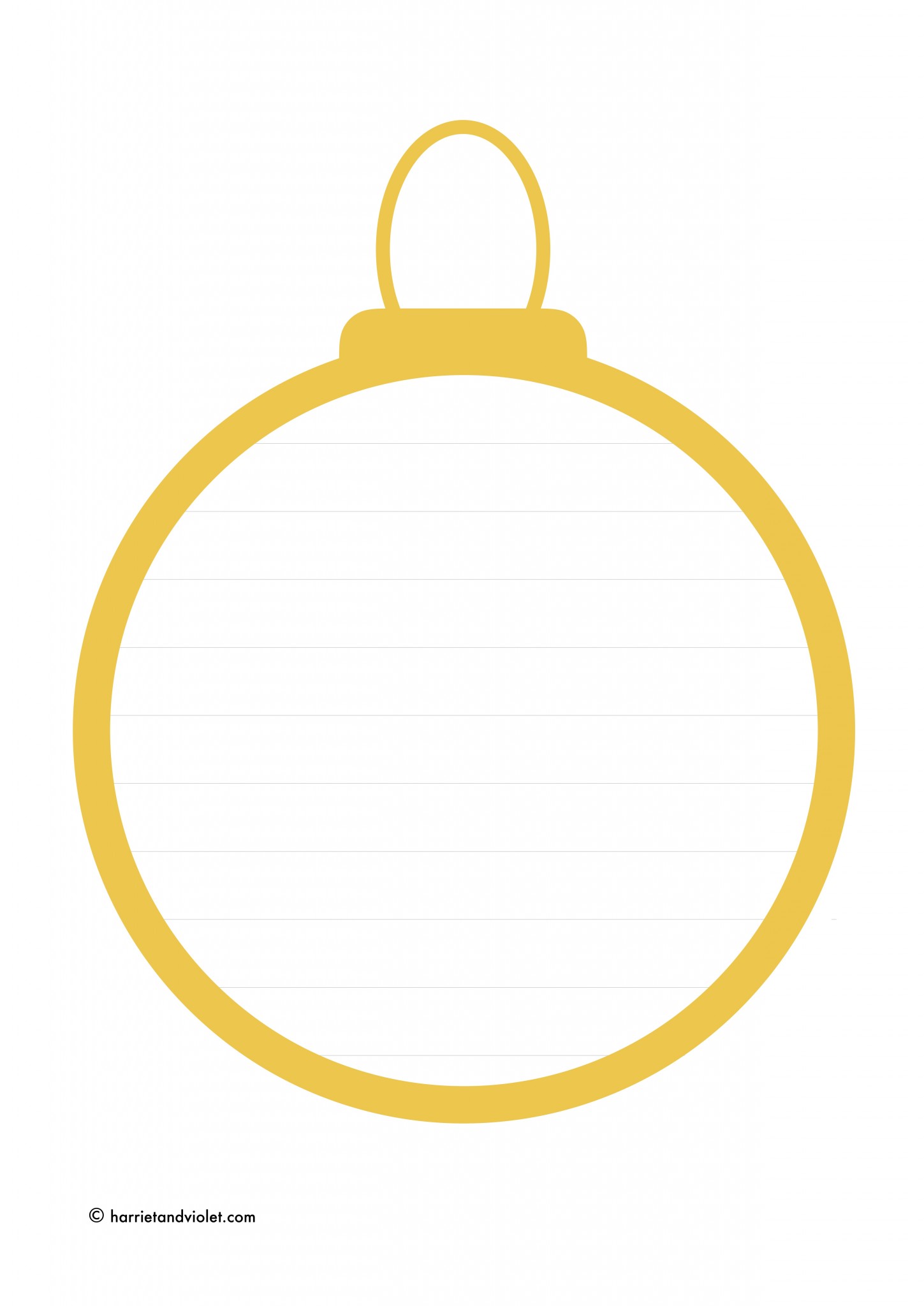 christmas bauble writing templates - printable teaching resources